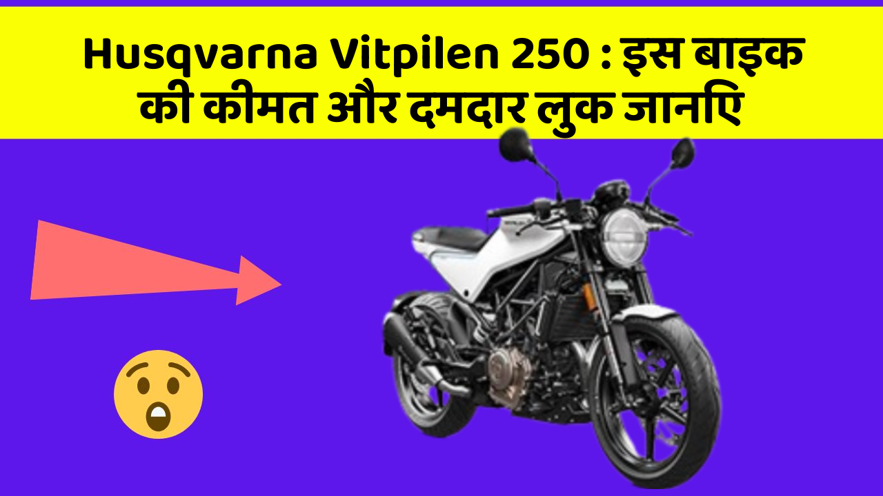 Husqvarna Vitpilen 250 : इस बाइक की कीमत और दमदार लुक जानिए